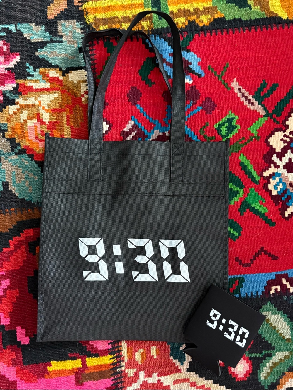9:30 club Graphic Tote Bag and Koozie